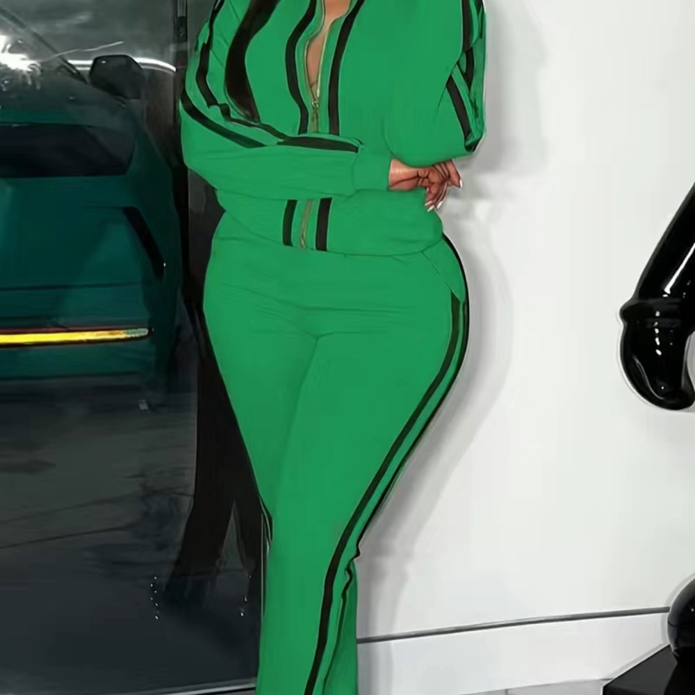 Green Track Pants & Joggers